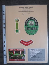 Bieretiketten bayern forchheim gebraucht kaufen  Coesfeld