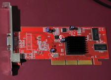 Placa de vídeo Radeon 7000 64MB DDR AGP VGA comprar usado  Enviando para Brazil