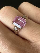 Pink sapphire white for sale  ST. ALBANS