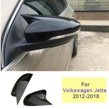 Tampa espelho retrovisor lateral tampa acabamento para Volkswagen Jetta 2012-18 preto OX buzina comprar usado  Enviando para Brazil