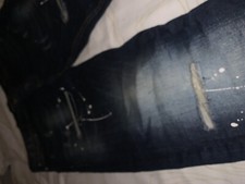 Blue paint splatter for sale  MANCHESTER