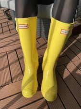 Hunter gummistiefel glossy gebraucht kaufen  Reinbek