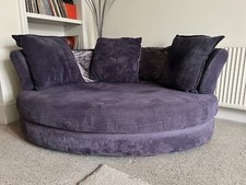 Oval cuddler sofa for sale  ALRESFORD