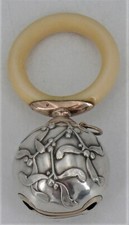 Hochet argent massif d'occasion  Bordeaux-