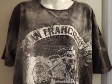 Camiseta masculina clássica de algodão LEVI'S preta 117508. São Francisco. Motocicleta. L. comprar usado  Enviando para Brazil