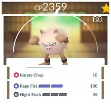 Primeape Double Legacy Pokemon Trade L45, Pokémon Go 2 Charge, Pvp Ultra 2500, usado comprar usado  Enviando para Brazil