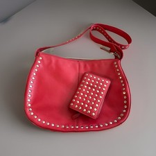 Red leather suzy for sale  WOODFORD GREEN