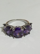 Amethyst solitaire oval for sale  BLACKBURN