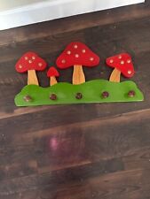 Cogumelo Groovy Hippie toadstool cabide chapéu rack vermelho quarto infantil comprar usado  Enviando para Brazil