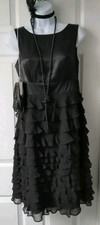 Monsoon black dress for sale  WILLENHALL