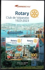 CHILE, FOLLETO, ROTARY CLUB DE VALPARAÍSO, ABRIL 2023, SIN SELLOS, (1) comprar usado  Enviando para Brazil