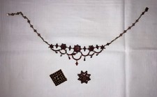 Granat kette broschen gebraucht kaufen  Armsheim, Gabsheim, Partenheim