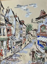 Vintage french gouache d'occasion  Expédié en Belgium
