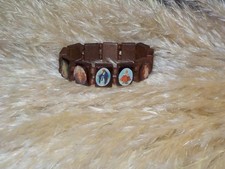 Bracelet bois marron d'occasion  Rivesaltes
