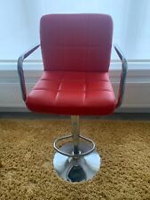 Red bar stool for sale  POTTERS BAR