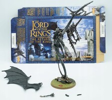 Władca Pierścieni LOTR Król Czarownic na Futernej Bestii vintage metalowa miniatura OOP na sprzedaż  PL