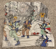 Lençol de cama vintage 1986 Ghostbusters Twin ajustado Columbia Pictures AOP raro LEIA comprar usado  Enviando para Brazil