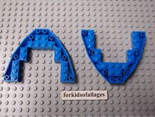 2x Lego Boat Hull #2622 - Base de barco azul década de 1990 arco tijolo cunha 8 x 10 aberta comprar usado  Enviando para Brazil