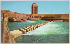 Cartão postal vintage Fort Peck Dam Montana comprar usado  Enviando para Brazil