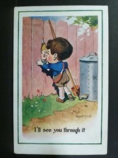 Cartolina bambini palizzata usato  Italia