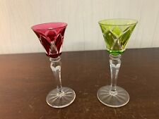 Lot verres liqueur d'occasion  Baccarat