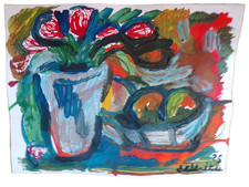 Dessin encre acryl d'occasion  Toulon-