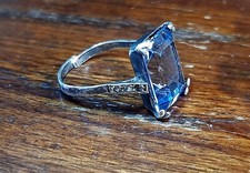 Anello topazio argento usato  Latina