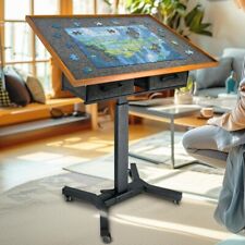 XXL Stół do puzzli Deska do puzzli z kółkami 360° Obrotowa regulacja wysokości odchylana na sprzedaż  Wysyłka do Poland
