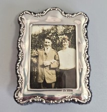 Moldura vintage Walker & Hall prata esterlina miniatura tamanho 6 x 8,5 cm comprar usado  Enviando para Brazil