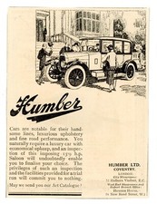 Humber motor car for sale  BIRMINGHAM