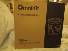 Novo OmniKit pacote com 4 recipientes para freezer de sorvete para sorveteira, usado comprar usado  Enviando para Brazil