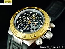 Raro Invicta 45mm SUBAQUA NOMA IV cronógrafo suíço mostrador preto relógio tom dourado comprar usado  Enviando para Brazil