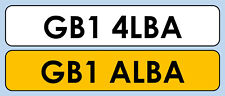 Alba private registration for sale  KILMARNOCK