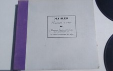 Mahler 78rpm 12-inch Set Columbia Records #MM469 Symphony No. 1 In D Major comprar usado  Enviando para Brazil