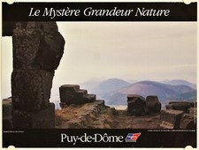 Affiche tourisme puy d'occasion  La Courtine