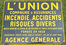 Rare ancienne plaque d'occasion  France