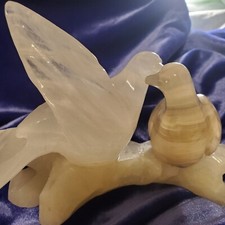 Vtg alabasteronyx lovebirds for sale  Stony Point