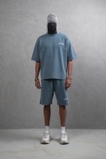 Komplet dresowy unisex – oversize / kolor stalowy niebieski na sprzedaż  PL