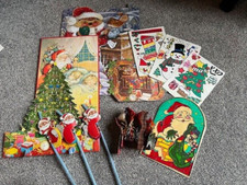Vintage christmas decorations for sale  MINEHEAD