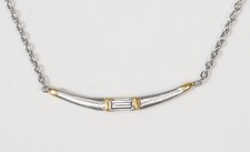 Bicolor collier 950 gebraucht kaufen  Münster