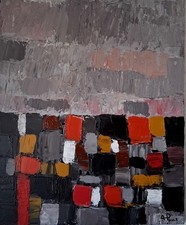 ALEXANDRE PONS/Abstrait contemporain  pièce unique format 61x50 cm na sprzedaż  Wysyłka do Poland