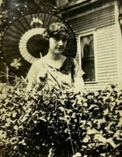 Woman parasol standing for sale  Foley