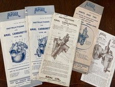 Amal carburettor catalogues for sale  CRANLEIGH