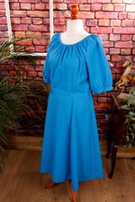 Vintage Original 70er Vestido de Danza Azul Turquesa Disco Saturday Noche comprar usado Vintage Original 70er Vestido de Danza Azul Turquesa Disco Saturday Noche comprar usado  Enviando para Brazil