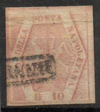 1858 napoli n.11h usato  Solza