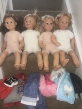 LALKI SMOBY ROBBIE & ROSIE Z UBRANIAMI I DODATKOWYMI UBRANIAMI 24-calowy duży pakiet, używany na sprzedaż  Wysyłka do Poland