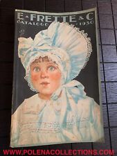 Catalogo frette 1930 usato  Italia
