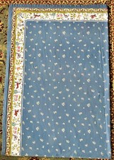 Usado, Toalha de mesa Williams Sonoma Provence 70” X 108” borda azul veado pássaro coelho frutas comprar usado  Enviando para Brazil