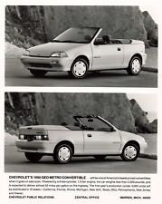 Carro conversível compacto Chevrolet Geo Metro 1990 Press Photo 8x10 *P153c comprar usado  Enviando para Brazil