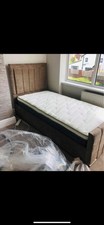Plush velvet upholstered for sale  MANCHESTER